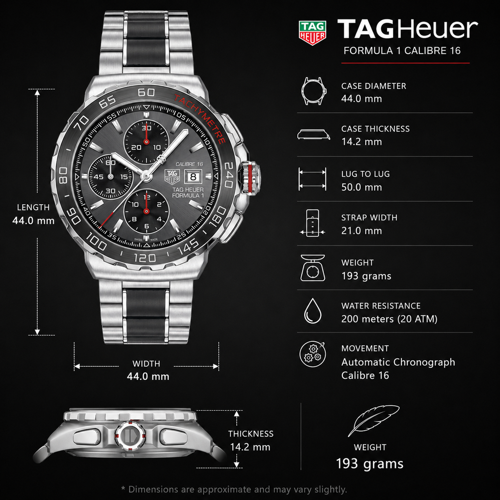 TAG Heuer Formula 1 Calibre 16 Automatic Chronograph